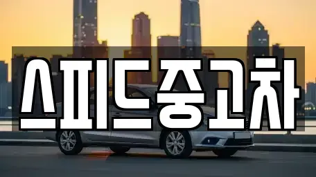 서울 종로구 행촌동 중고차매매 전문 스피드중고차