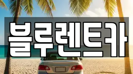 서울 중구 렌트카 전문 블루렌트카