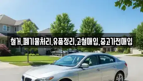 서울특별시 강서구 과해동 중고차매입 전문 철거,폐기물처리,유품정리,고철매입,중고가전매입
