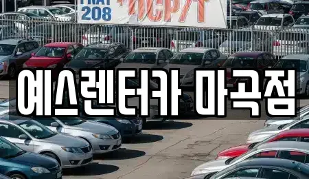 서울특별시 강서구 내발산동 단기렌트카 전문 예스렌터카 마곡점