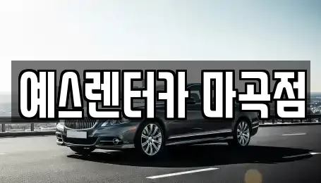 서울특별시 강서구 마곡동 단기렌트카 전문 예스렌터카 마곡점