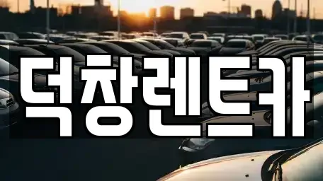 서울특별시 금천구 독산동 렌트카 전문 덕창렌트카
