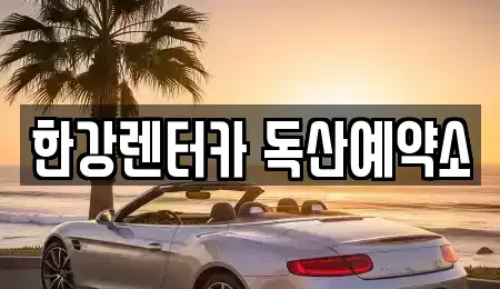 서울특별시 금천구 독산동 렌트카 전문 한강렌터카 독산예약소