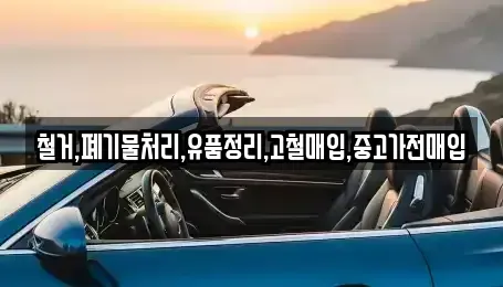 서울특별시 마포구 성산동 중고차매입 전문 철거,폐기물처리,유품정리,고철매입,중고가전매입