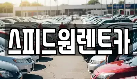 서울특별시 서초구 반포동 렌트카 전문 스피드원렌트카