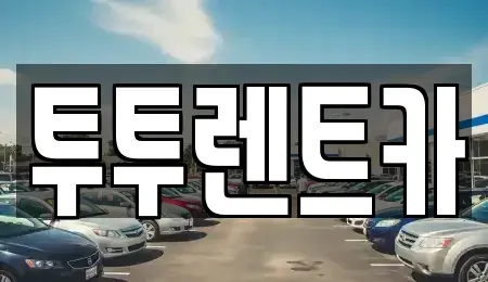 서울특별시 서초구 반포동 렌트카 전문 투투렌트카