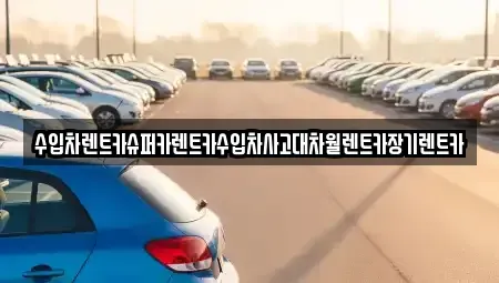 서울특별시 용산구 한남동 장기렌트카 전문 수입차렌트카슈퍼카렌트카수입차사고대차월렌트카장기렌트카