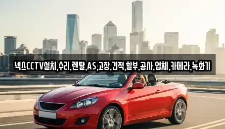 서울특별시 종로구 교남동 중고차매입 전문 넥스CCTV설치,수리,렌탈,AS,고장,견적,할부,공사,업체,카메라,녹화기