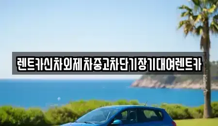 서울특별시 종로구 당주동 단기렌트카 전문 렌트카신차외제차중고차단기장기대여렌트카