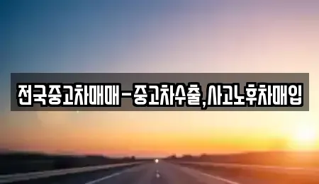 서울특별시 종로구 당주동 중고차매매 전문 전국중고차매매-중고차수출,사고노후차매입