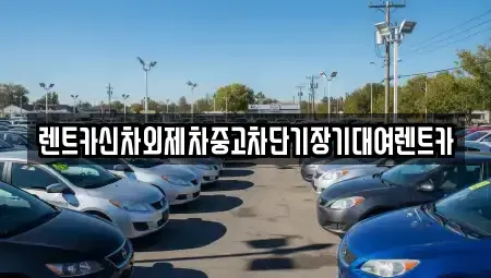 서울특별시 중구 주교동 장기렌트카 전문 렌트카신차외제차중고차단기장기대여렌트카