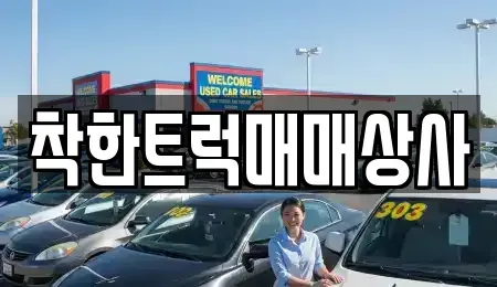 세종 소정면 중고차매매 전문 착한트럭매매상사