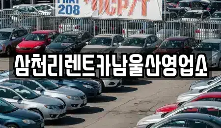 울산 남구 상개동 렌트카 전문 삼천리렌트카남울산영업소
