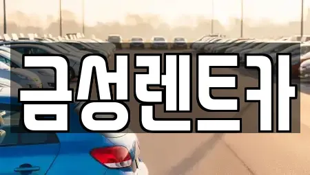 울산 울주군 범서읍 렌트카 전문 금성렌트카