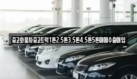 울산 울주군 범서읍 중고차 전문 중고화물차중고트럭1톤2.5톤3.5톤4.5톤5톤매매수출매입