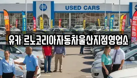 울산 중구 반구동 렌트카 전문 유카 르노코리아자동차울산지점영업소
