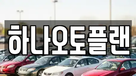 울산 중구 옥교동 장기렌트카 전문 하나오토플랜