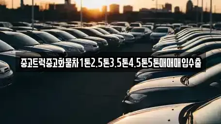 울산광역시 중구 북정동 중고차매매 전문 중고트럭중고화물차1톤2.5톤3.5톤4.5톤5톤매매매입수출
