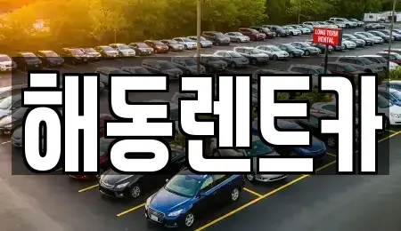 인천 서구 석남동 렌트카 전문 해동렌트카