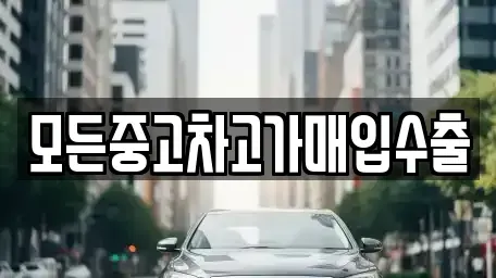 인천 서구 석남동 중고차매입 전문 모든중고차고가매입수출