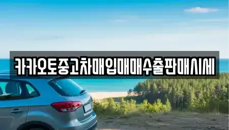 인천 중구 항동2가 중고차매입 전문 카카오토중고차매입매매수출판매시세