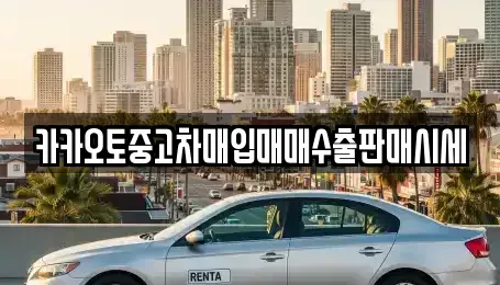 인천광역시 계양구 이화동 중고차 전문 카카오토중고차매입매매수출판매시세