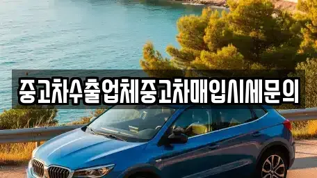 인천광역시 남동구 수산동 중고차매입 전문 중고차수출업체중고차매입시세문의