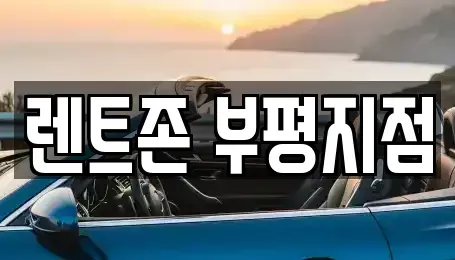 인천광역시 부평구 갈산동 렌트카 전문 렌트존 부평지점
