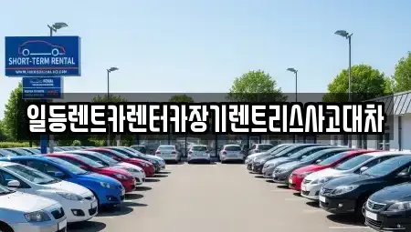 인천광역시 옹진군 북도면 렌트카 전문 일등렌트카렌터카장기렌트리스사고대차