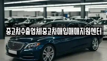 전남 나주시 금천면 중고차매입 전문 중고차수출업체중고차매입매매지원센터