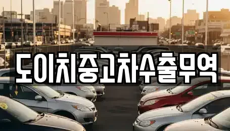 전남 담양군 월산면 중고차매매 전문 도이치중고차수출무역