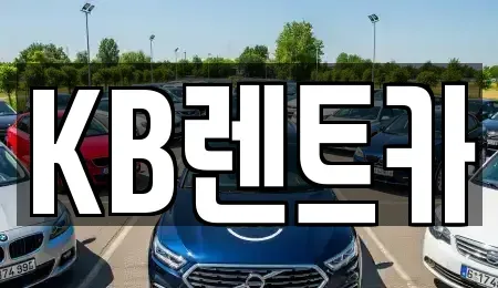전남 무안군 삼향읍 렌트카 전문 KB렌트카