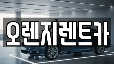 전남 순천시 서면 렌트카 전문 오렌지렌트카