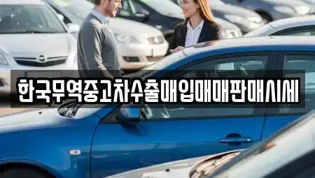 전남 순천시 서면 중고차매입 전문 한국무역중고차수출매입매매판매시세