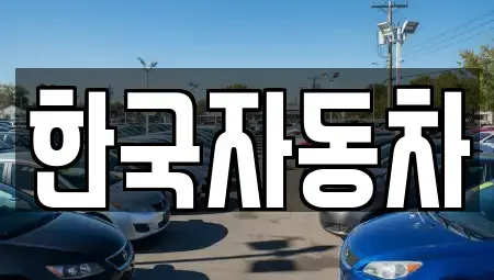 전남 여수시 미평동 렌트카 전문 한국자동차