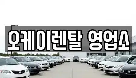 전남 장흥군 부산면 렌트카 전문 오케이렌탈 영업소
