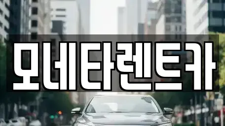 전남 진도군 군내면 렌트카 전문 모네타렌트카