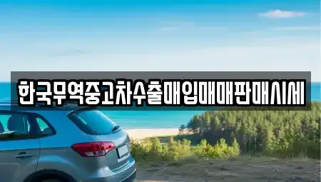 전남 해남군 해남읍 중고차 전문 한국무역중고차수출매입매매판매시세