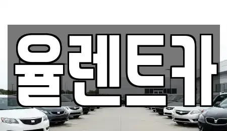 전남 화순군 화순읍 렌트카 전문 율렌트카