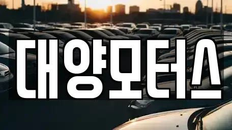 전라남도 순천시 저전동 중고차 전문 대양모터스