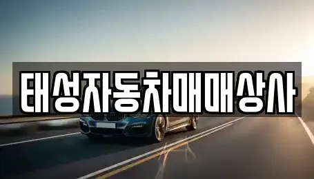 전라남도 순천시 저전동 중고차 전문 태성자동차매매상사