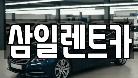 전라남도 여수시 소라면 렌트카 전문 삼일렌트카
