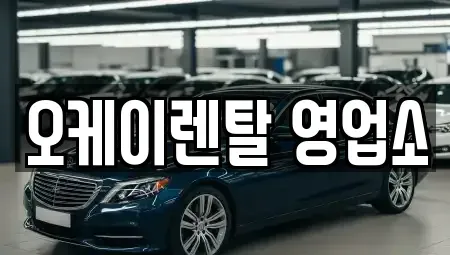 전라남도 함평군 렌트카 전문 오케이렌탈 영업소