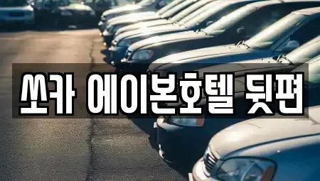 전북 군산시 중앙로1가 렌트카 전문 쏘카 에이본호텔 뒷편