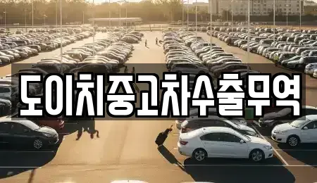 전북 김제시 금구면 중고차 전문 도이치중고차수출무역