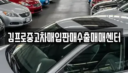 전북 익산시 인화동2가 중고차 전문 김프로중고차매입판매수출매매센터