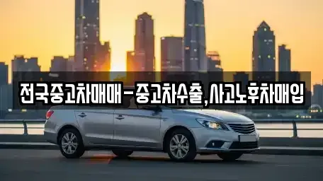전북 익산시 인화동2가 중고차 전문 전국중고차매매-중고차수출,사고노후차매입