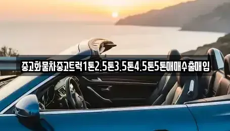 전북 정읍시 신태인읍 중고차매매 전문 중고화물차중고트럭1톤2.5톤3.5톤4.5톤5톤매매수출매입