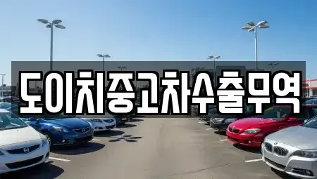 전북특별자치도 김제시 금구면 중고차 전문 도이치중고차수출무역