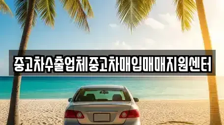 전북특별자치도 남원시 노암동 중고차매입 전문 중고차수출업체중고차매입매매지원센터